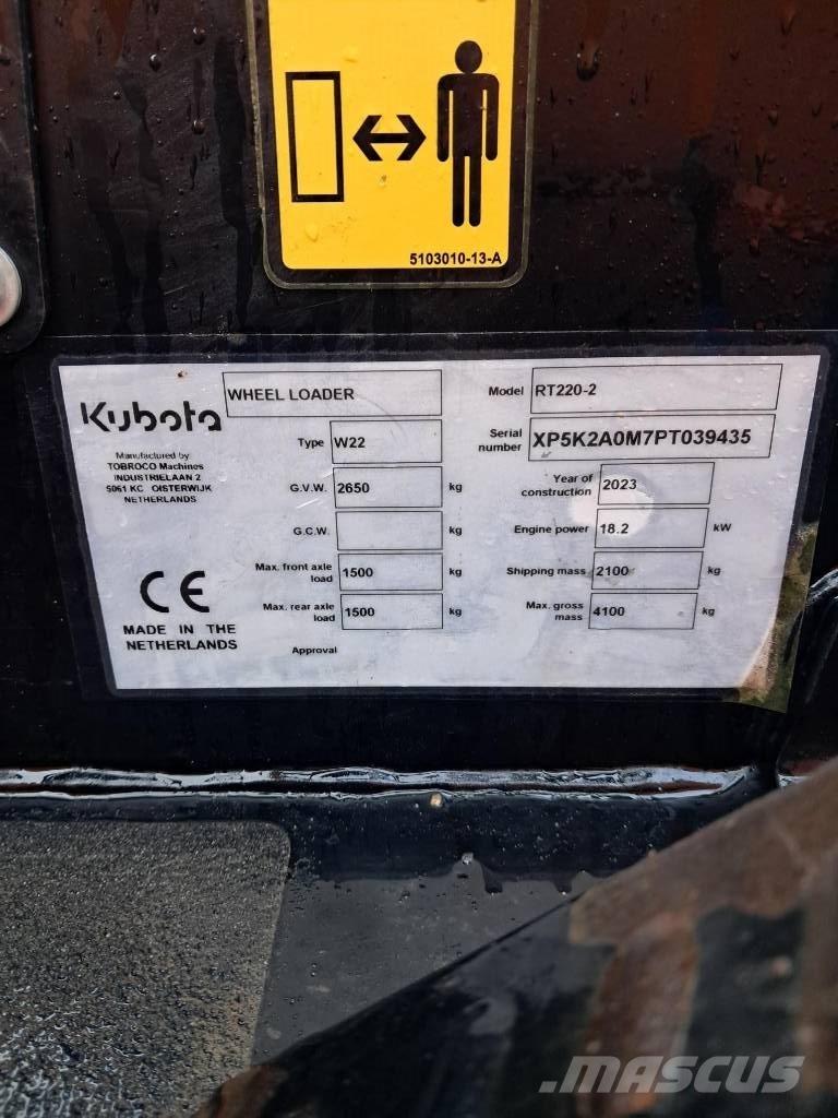 Kubota RT 220-2e Малые погрузчики