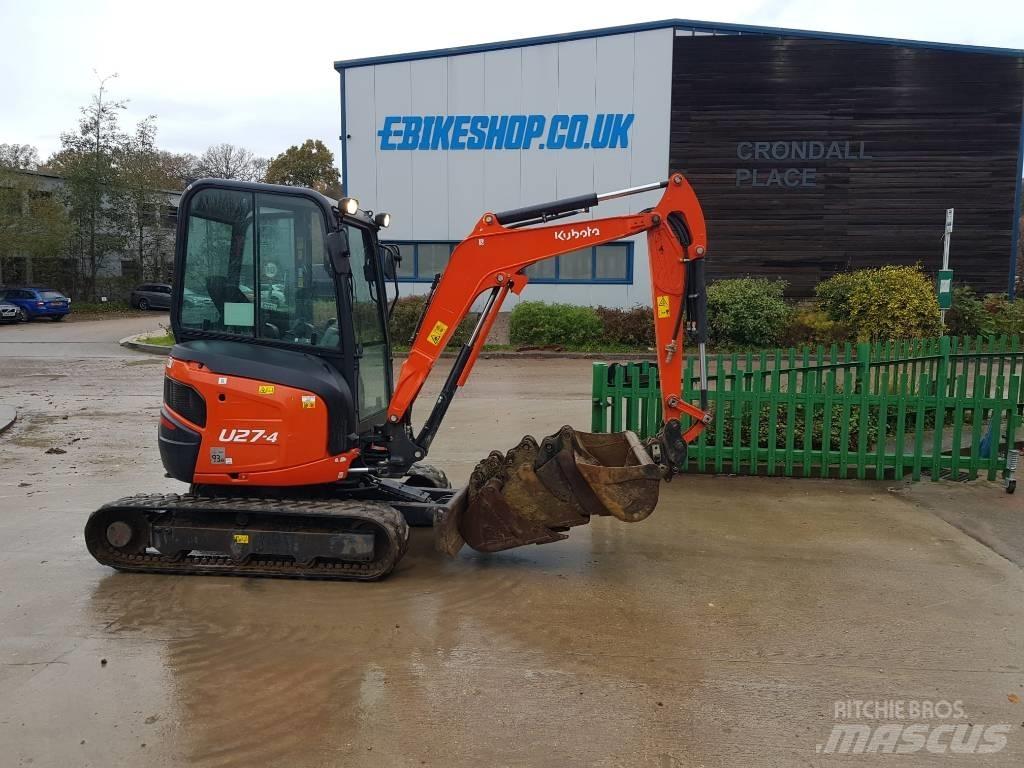 Kubota U27-4 Мини-экскаваторы