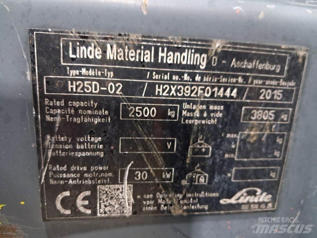 Linde H25D-02 Дизельные погрузчики