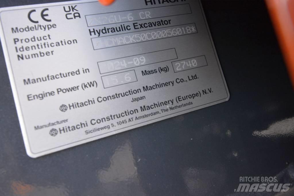 Hitachi ZX 26 U-6 Мини-экскаваторы