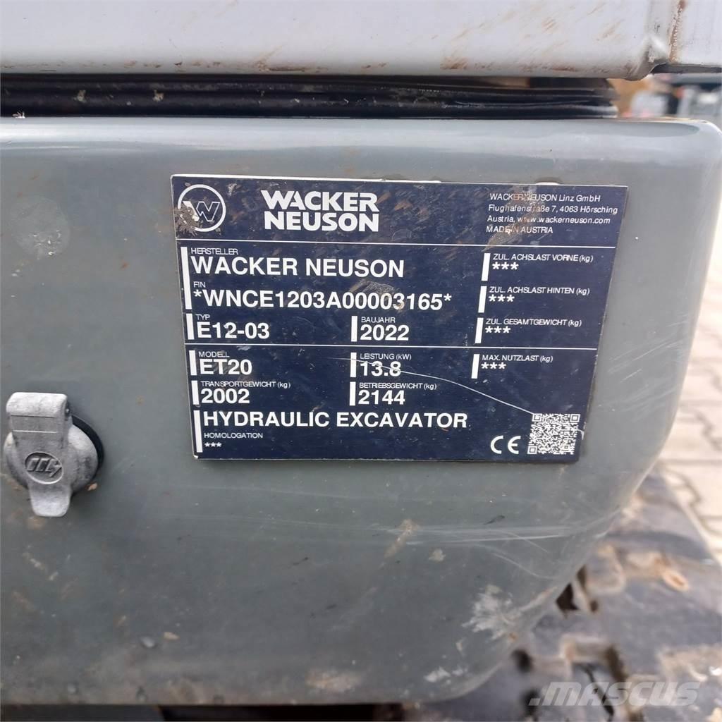 Wacker Neuson ET20 Гусеничные экскаваторы