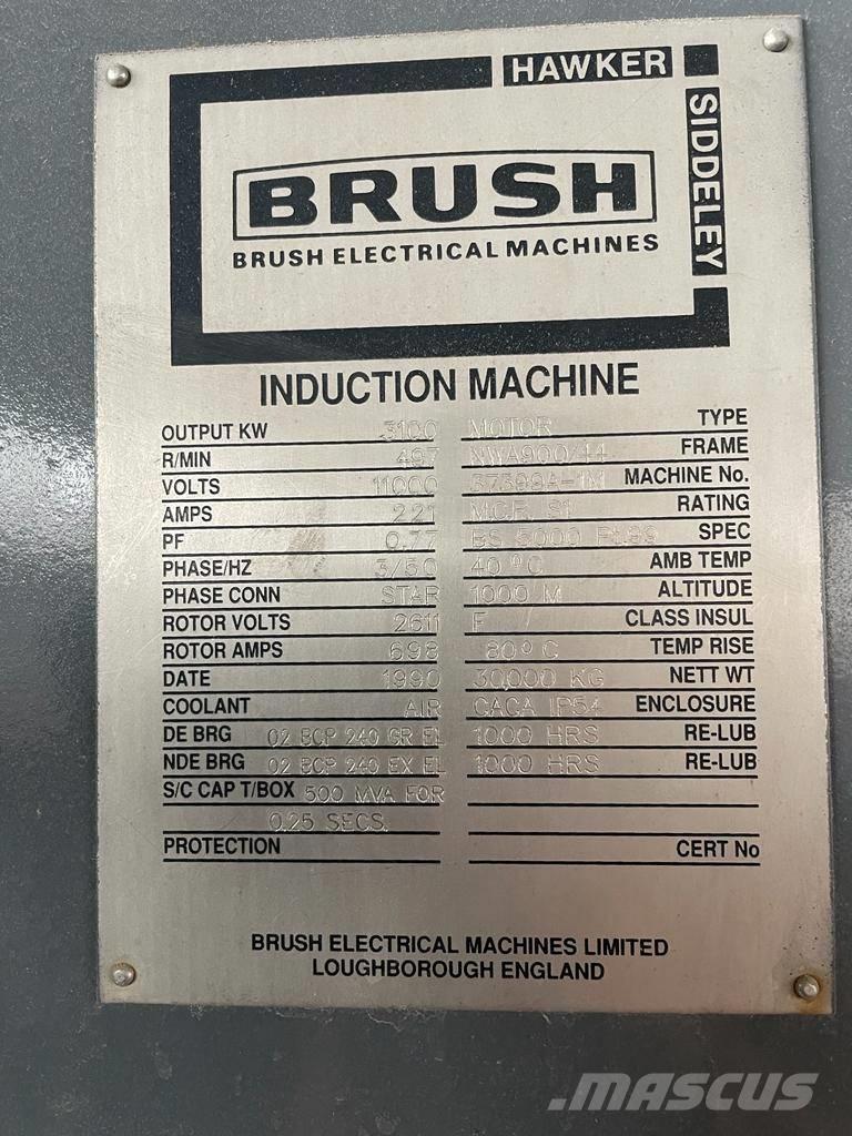 Brush 3100kW Motor Запчасти и компоненты