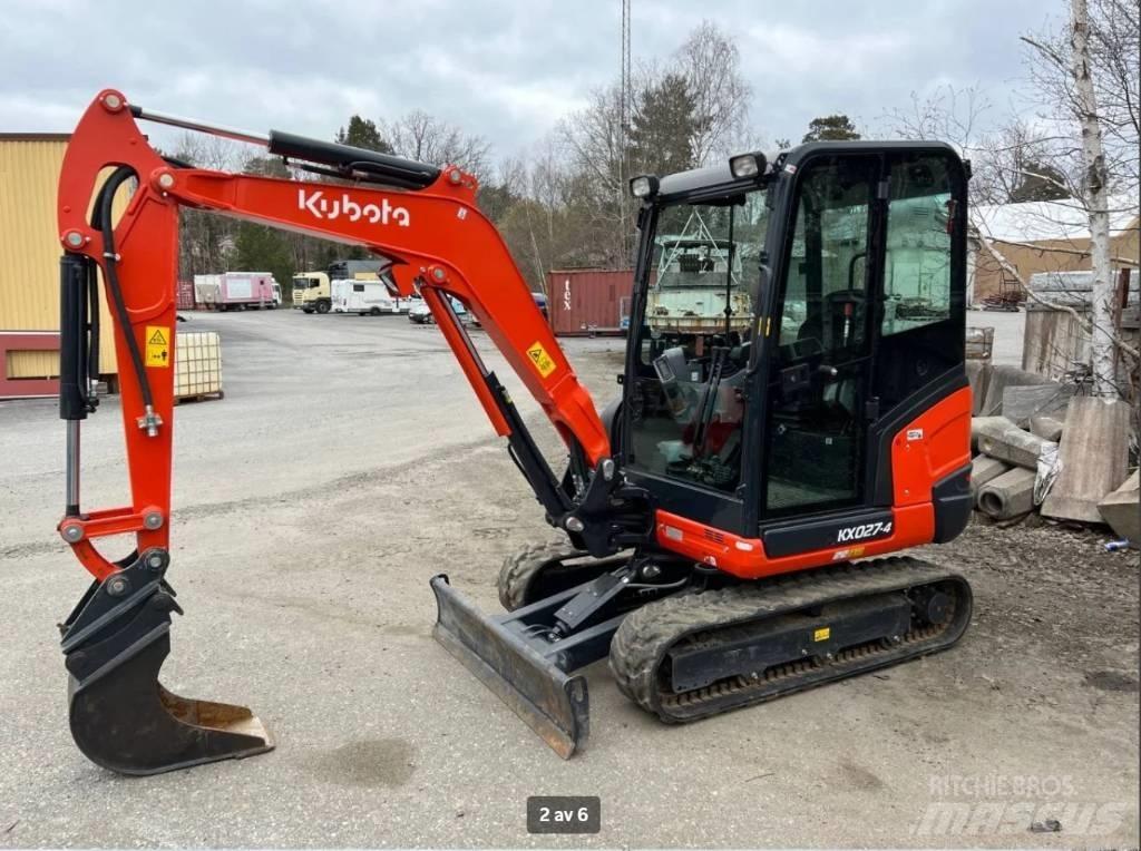 Kubota KX 027 Мини-экскаваторы