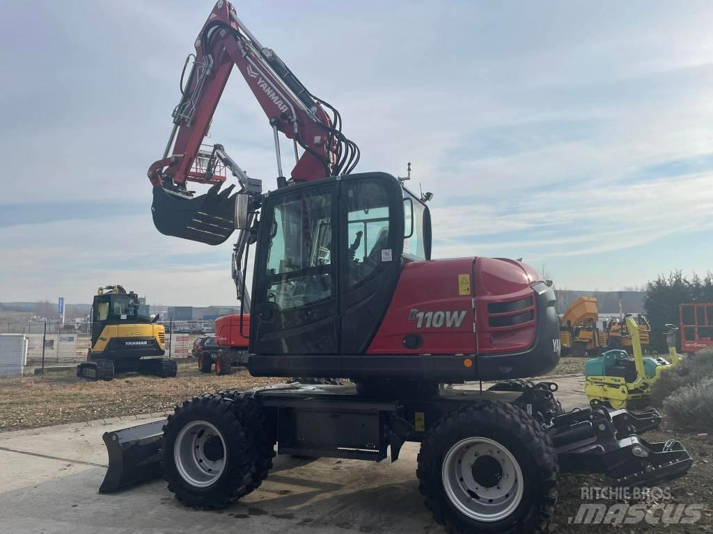 Yanmar B110W Колёсные экскаваторы