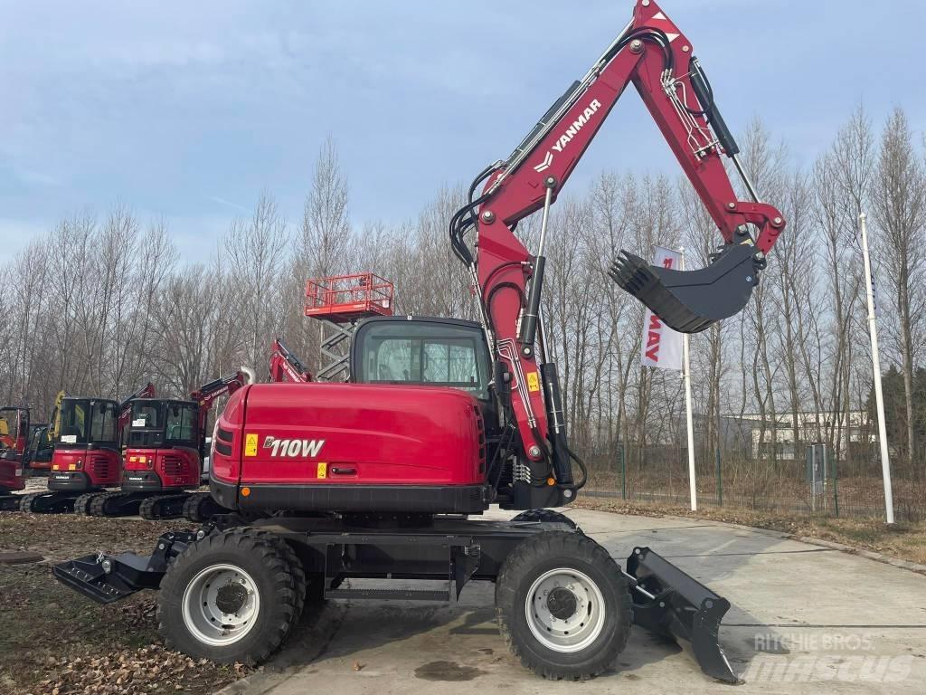 Yanmar B110W Колёсные экскаваторы