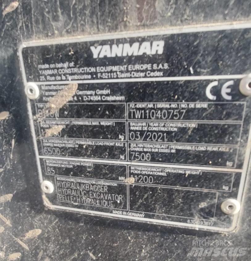 Yanmar B 110 W Колёсные экскаваторы
