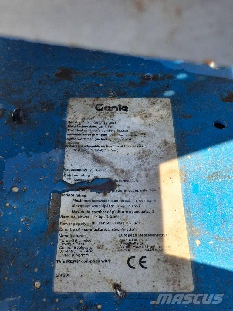 Genie GS4047 Ножничные подъемники