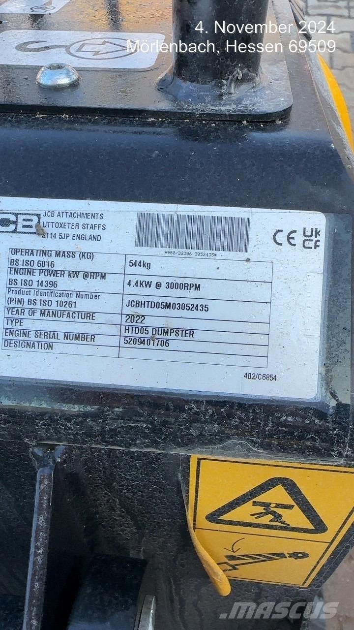 JCB HTD5 Мини-самосвалы