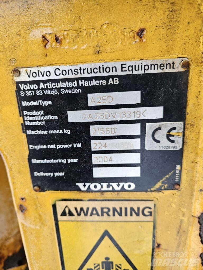 Volvo A25D / a30, a35 Шарнирно-сочленённые самосвалы