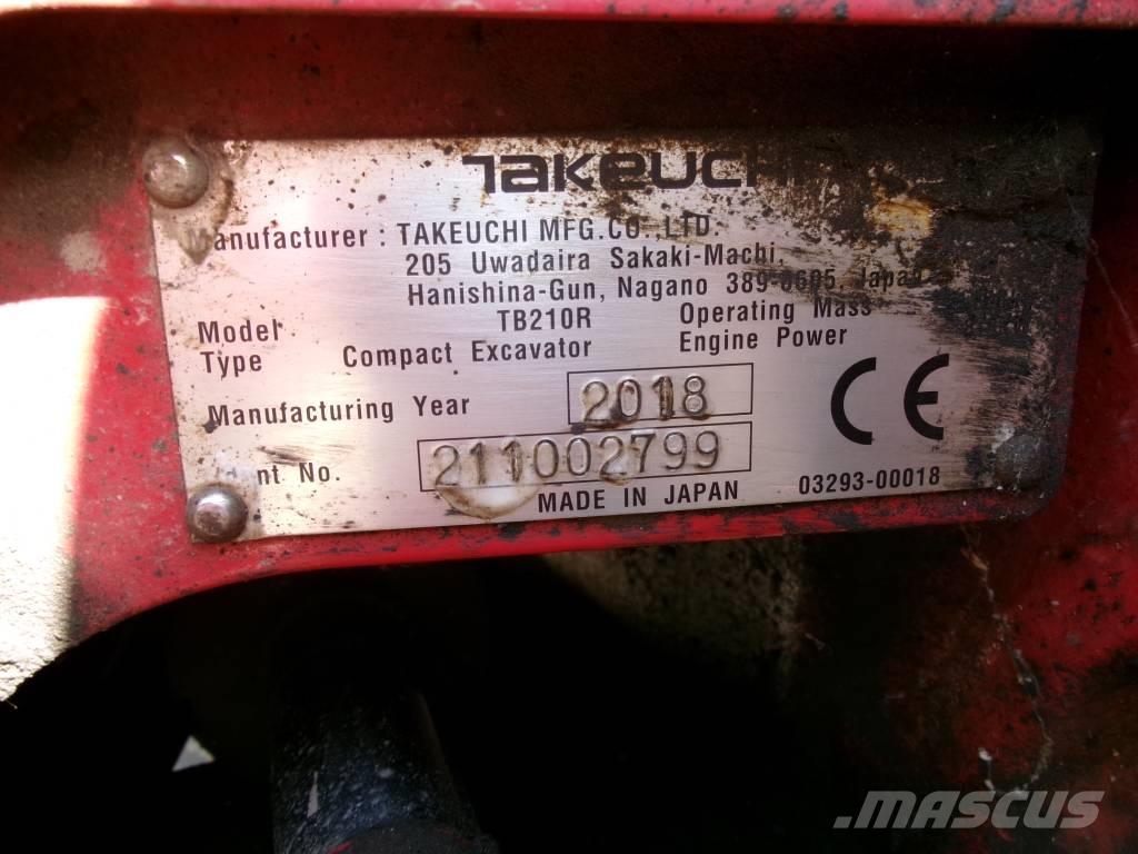 Takeuchi TB 210 R Мини-экскаваторы