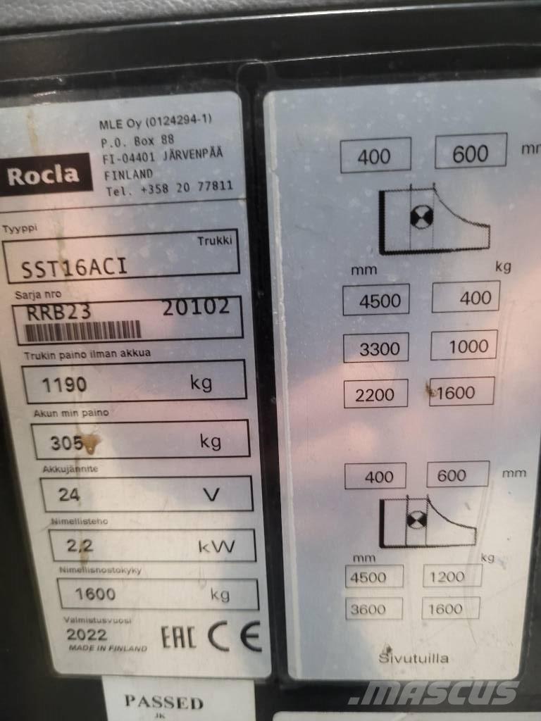 Rocla SST 16 ACI Самоходные электроштабелёры