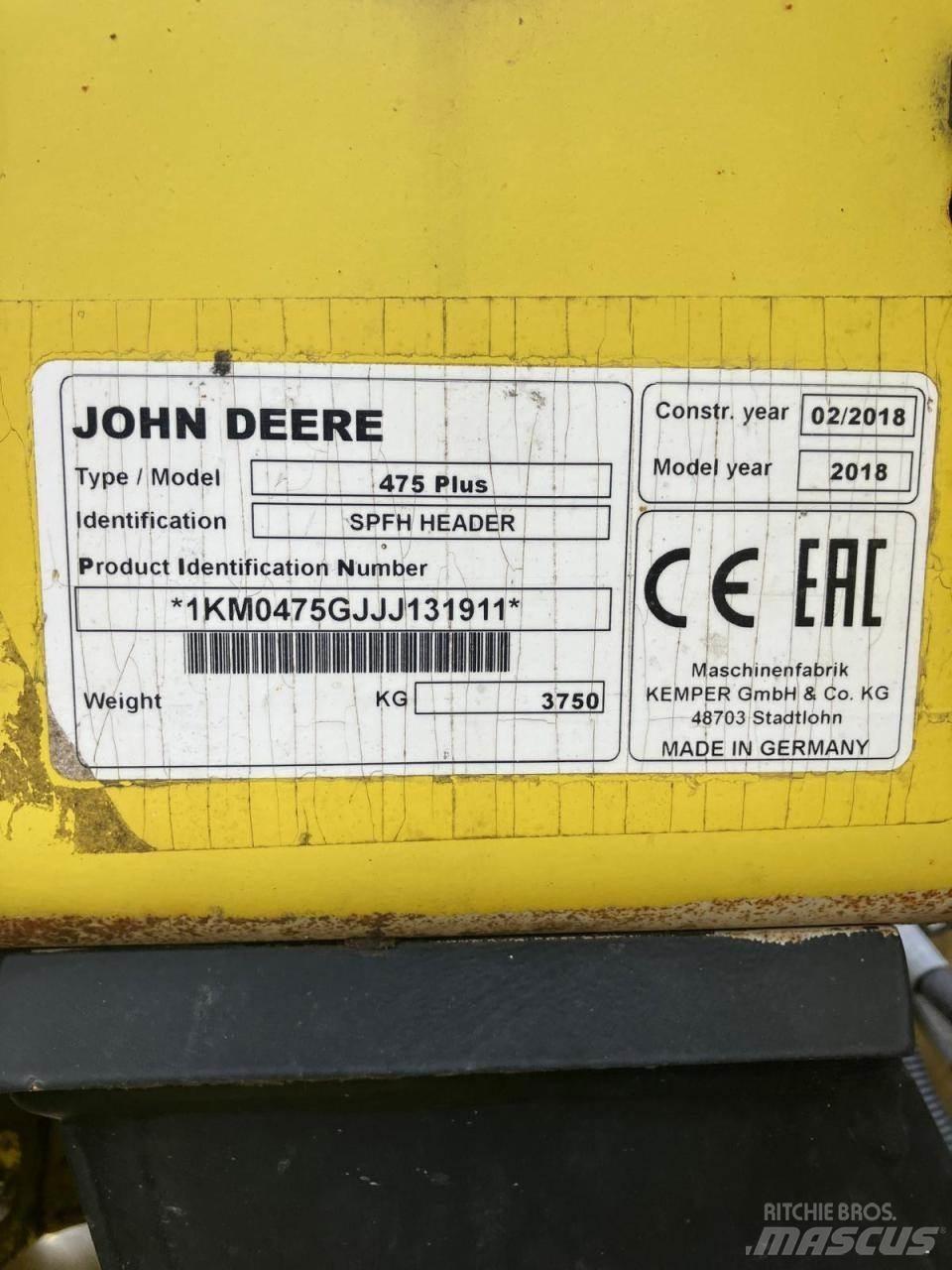 John Deere 8500 Самоходные кормоуборочные комбайны