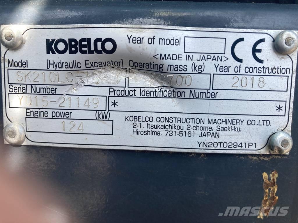 Kobelco SK 210 LC-10 Гусеничные экскаваторы