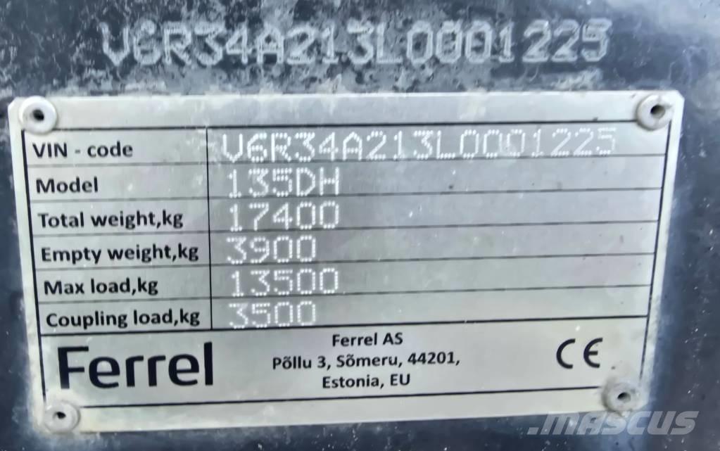 Ferrel 135DH Прочие сельхоз-прицепы