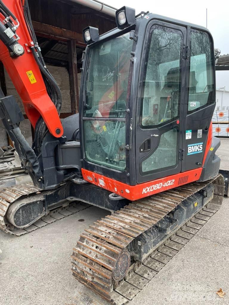 Kubota KX 080-4a2 Малые экскаваторы 7т-12т