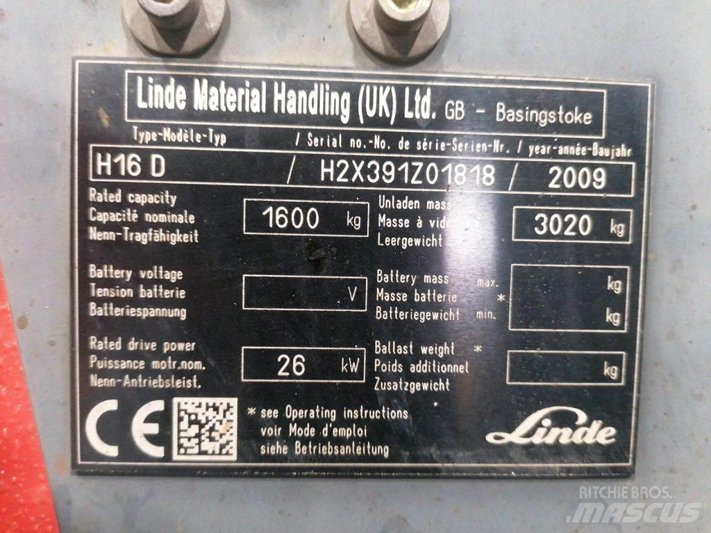 Linde H16D Дизельные погрузчики