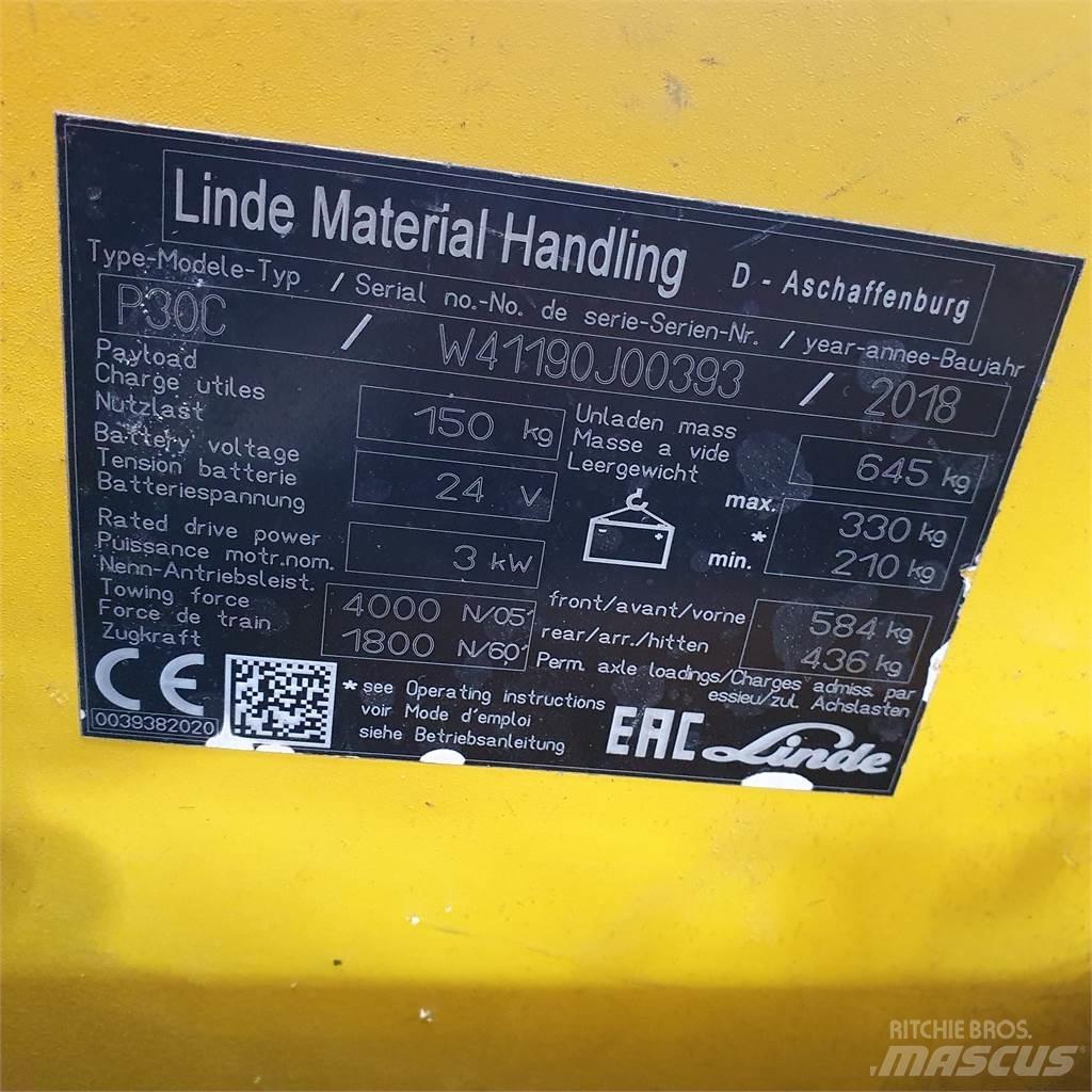 Linde P30C Складские электротягачи