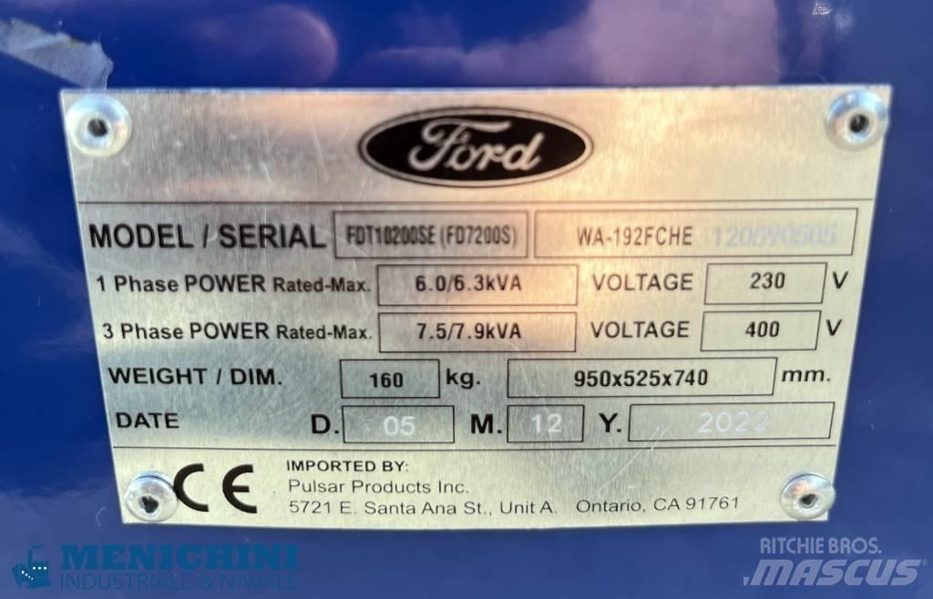 Ford FDT10200SE Дизельные генераторы