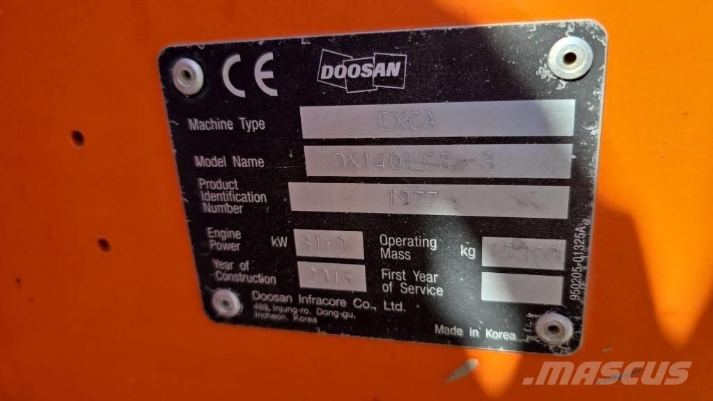 Doosan DX 140 LCR-3 Гусеничные экскаваторы