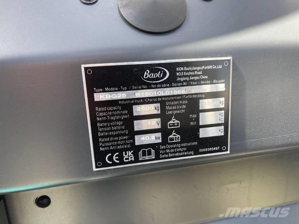 Baoli KBG 25 Газовые погрузчики