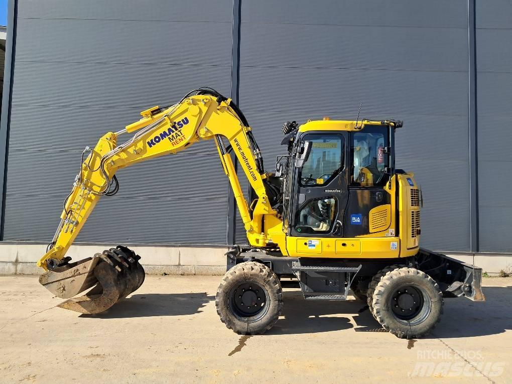Komatsu PW98MR-11E0 Колёсные экскаваторы