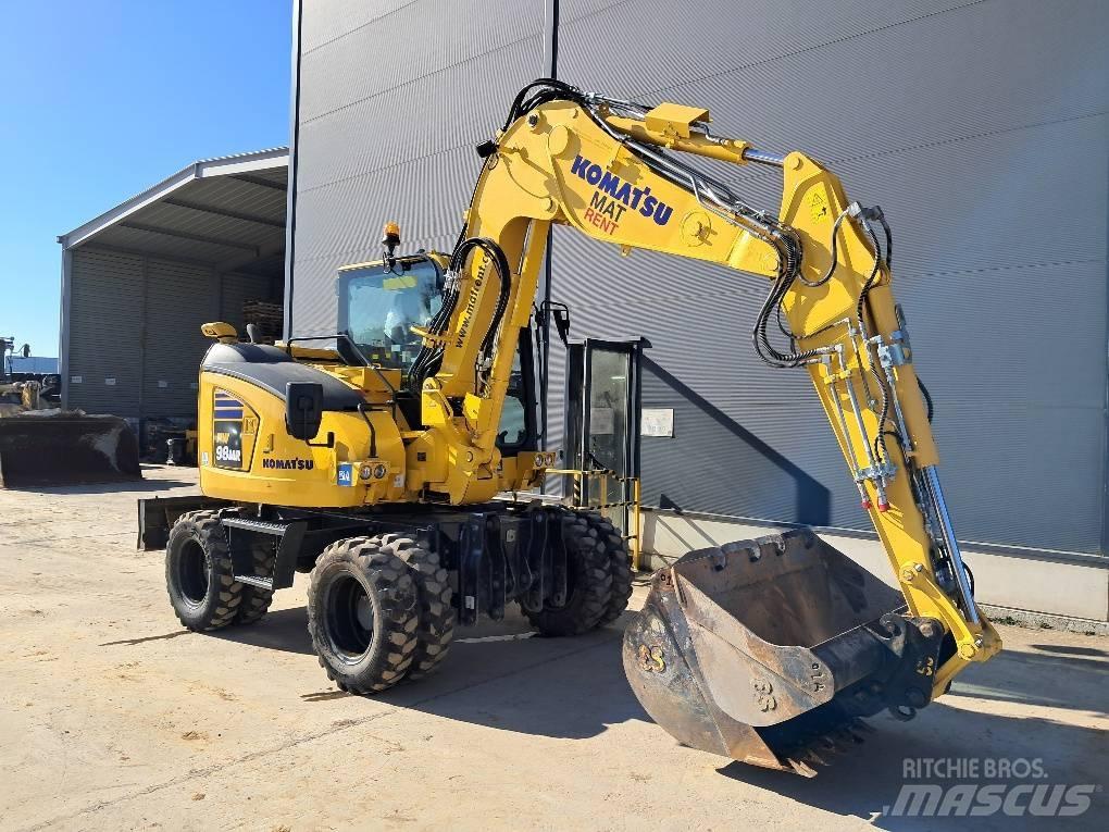 Komatsu PW98MR-11E0 Колёсные экскаваторы