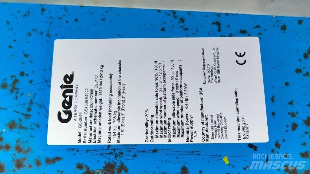 Genie GS 2646 Ножничные подъемники