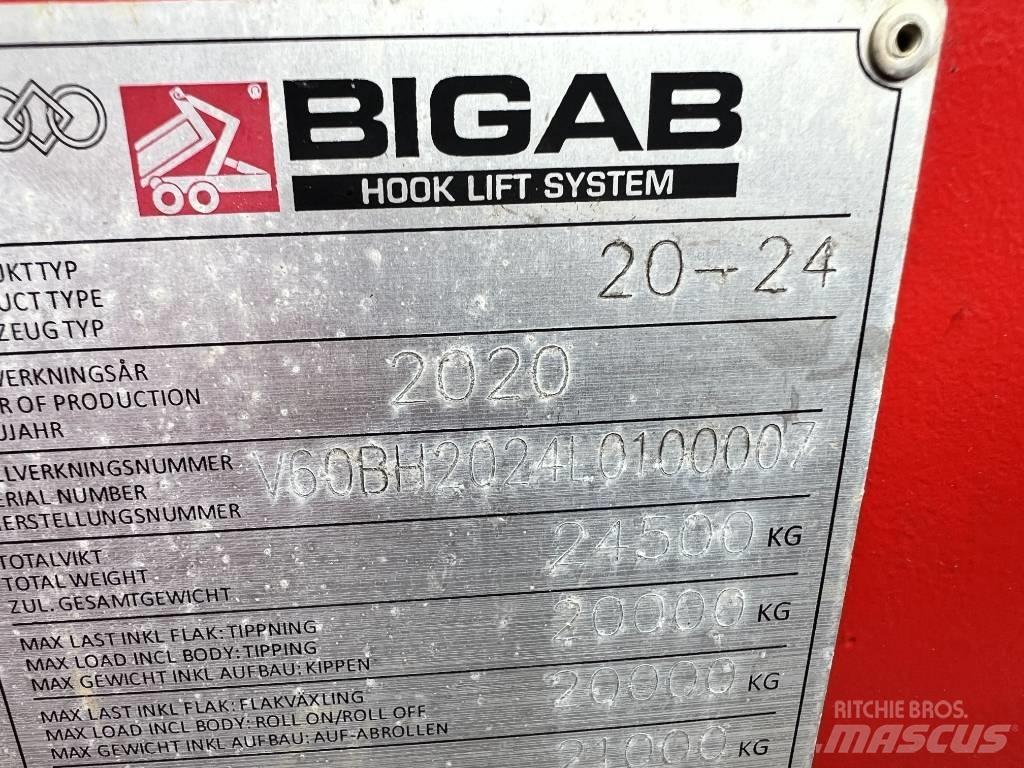 Bigab 20-24 Тракторные самосвальные прицепы