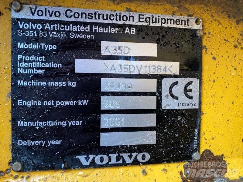 Volvo A35D Шарнирно-сочленённые самосвалы