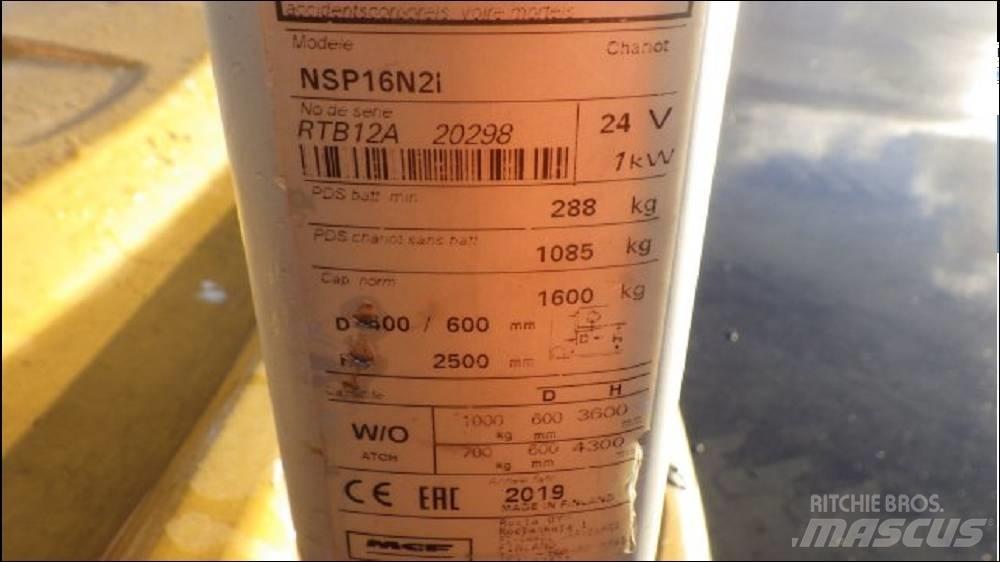 CAT NSP16N2 Ручные электрические тележки
