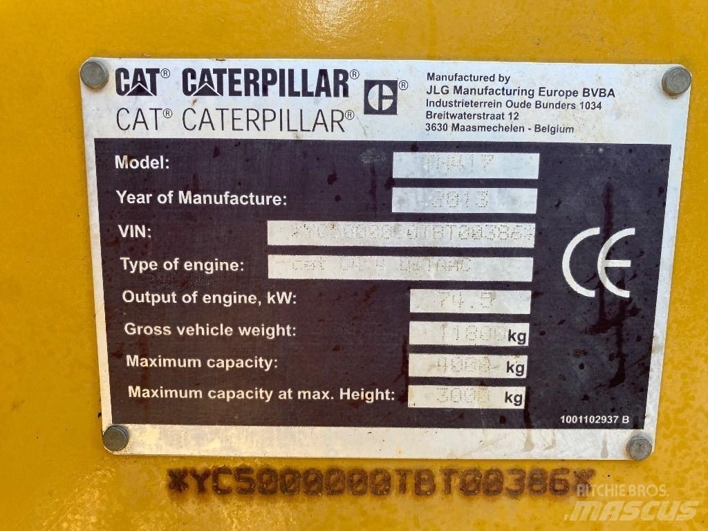 CAT TH 417 Телескопические погрузчики