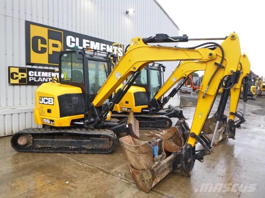 JCB 55 Z-1 Малые экскаваторы 7т-12т