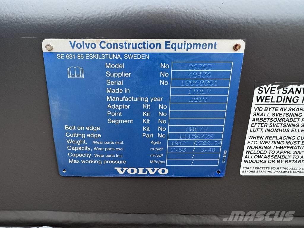 Volvo 2.6m GP Bucket Ковши