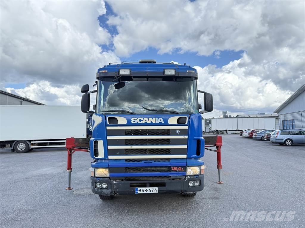 Scania R124 6X2 Автомобильные краны