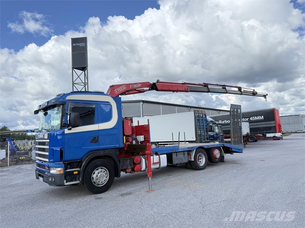 Scania R124 6X2 Автомобильные краны