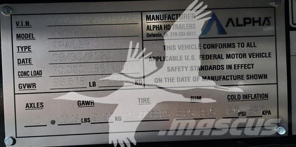  ALPHA HD A80MG Низкорамные полуприцепы