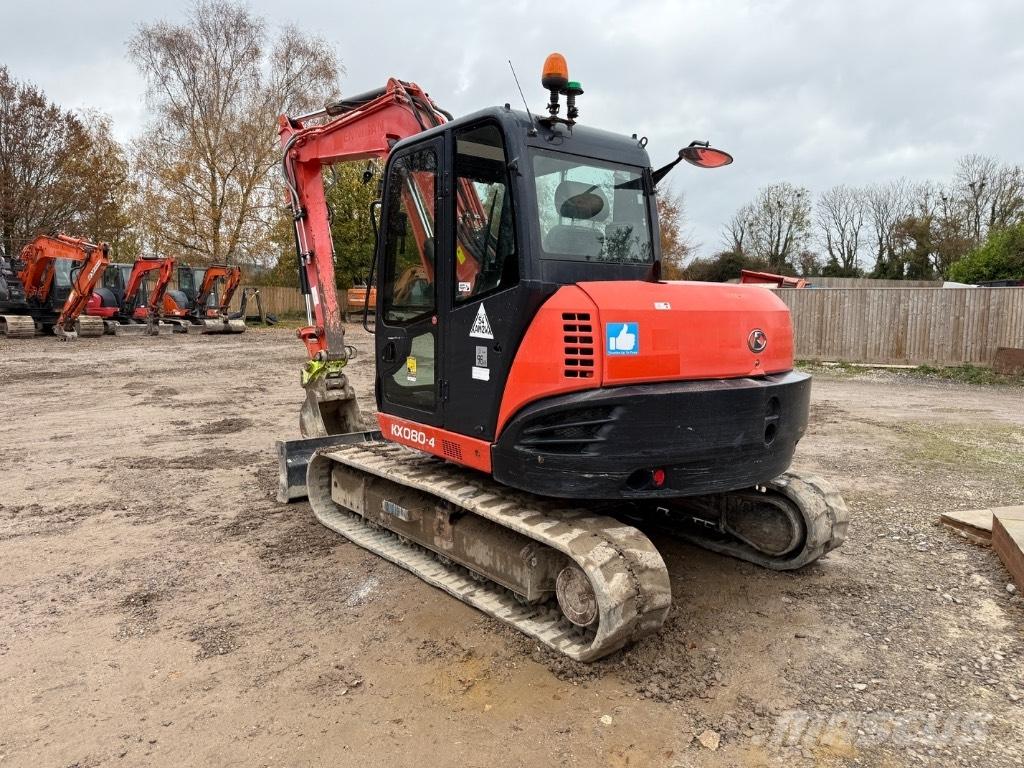 Kubota KX 080-4 Малые экскаваторы 7т-12т
