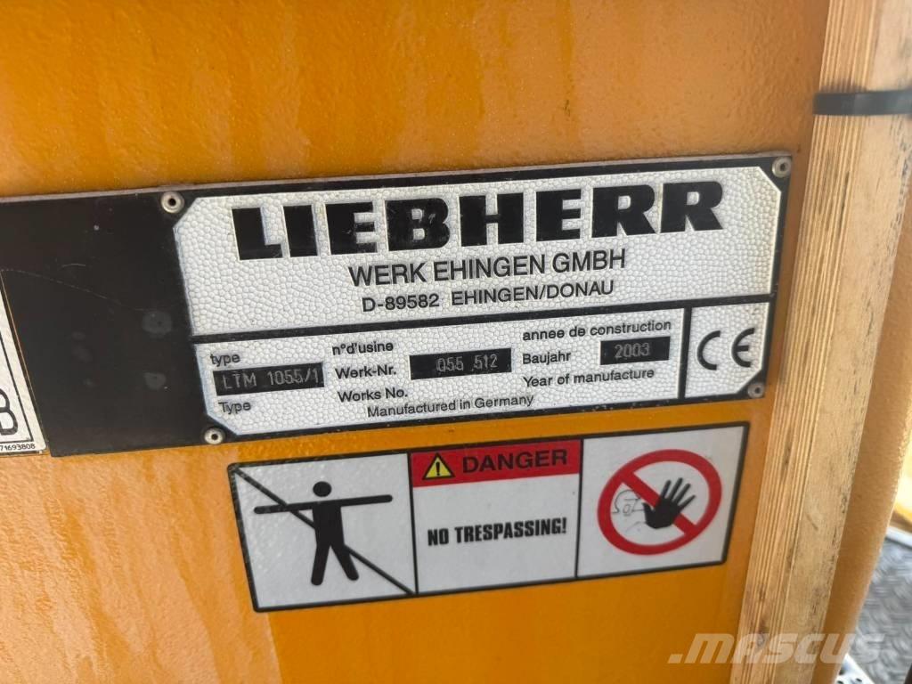 Liebherr LTM 1055-1 Автокраны