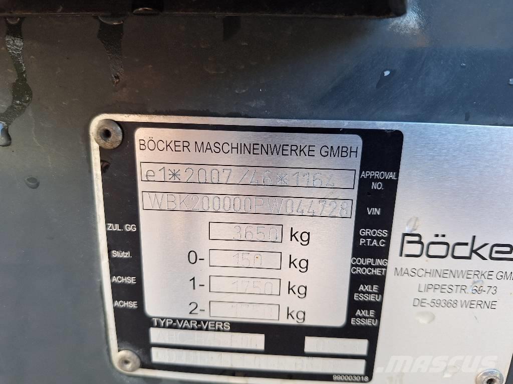 Böcker AHK 36/2400 Другие грузоподъемные машины
