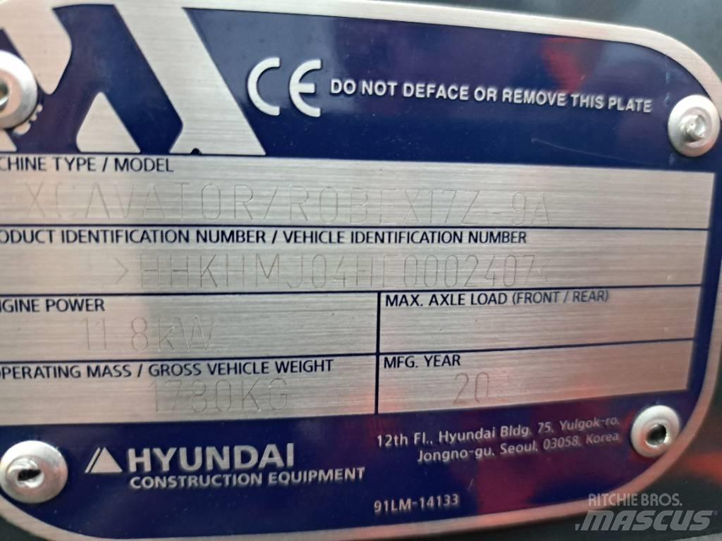 Hyundai R17Z-9AK Мини-экскаваторы