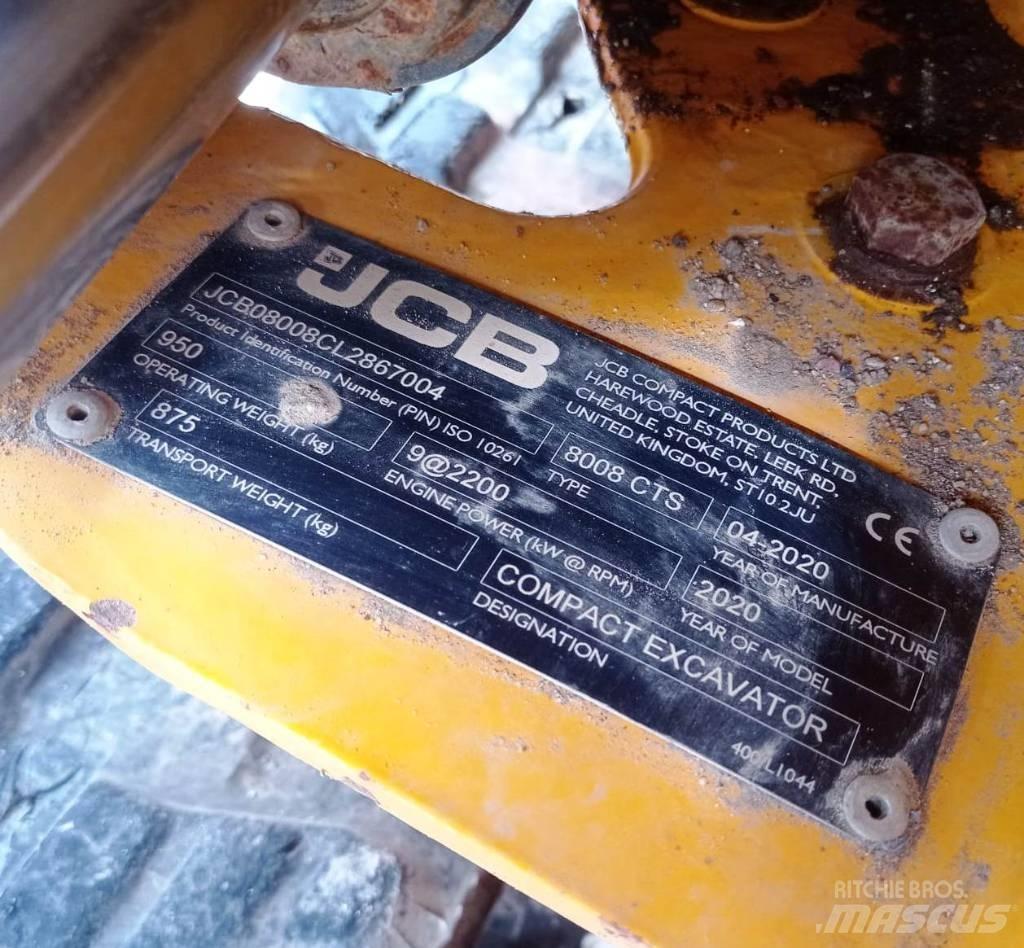 JCB 8008 CTS Мини-экскаваторы