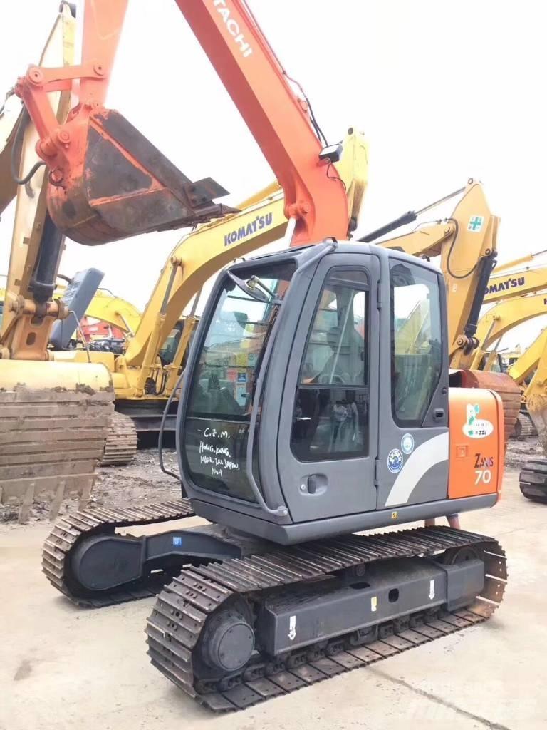 Hitachi zx70 Малые экскаваторы 7т-12т