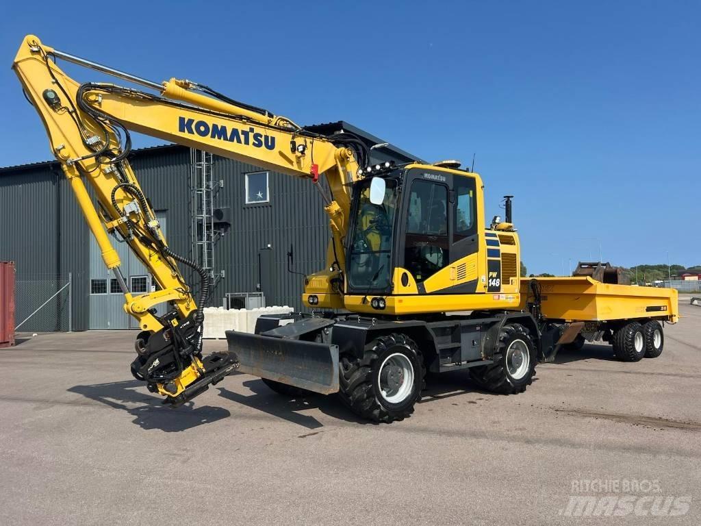 Komatsu PW148-11 Колёсные экскаваторы
