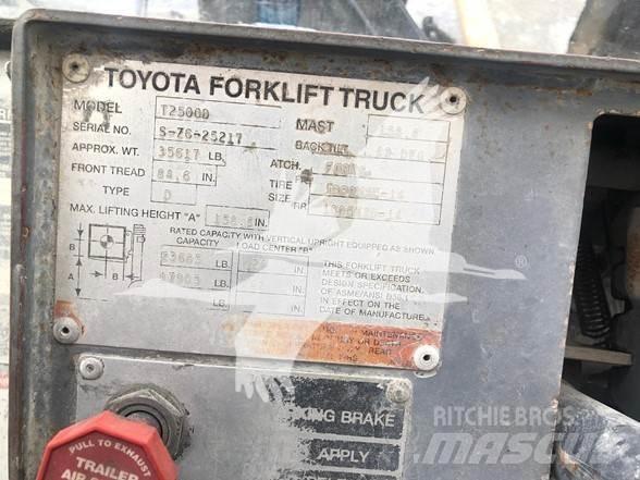 Toyota T2500D Дизельные погрузчики