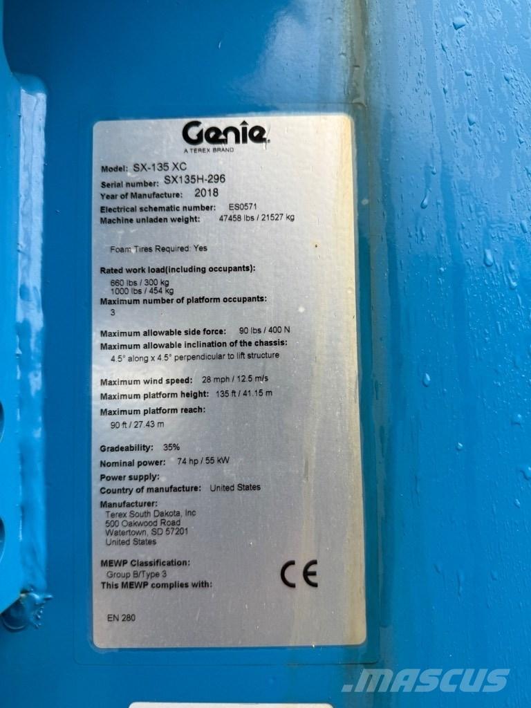 Genie SX 135 XC Коленчатые подъемники