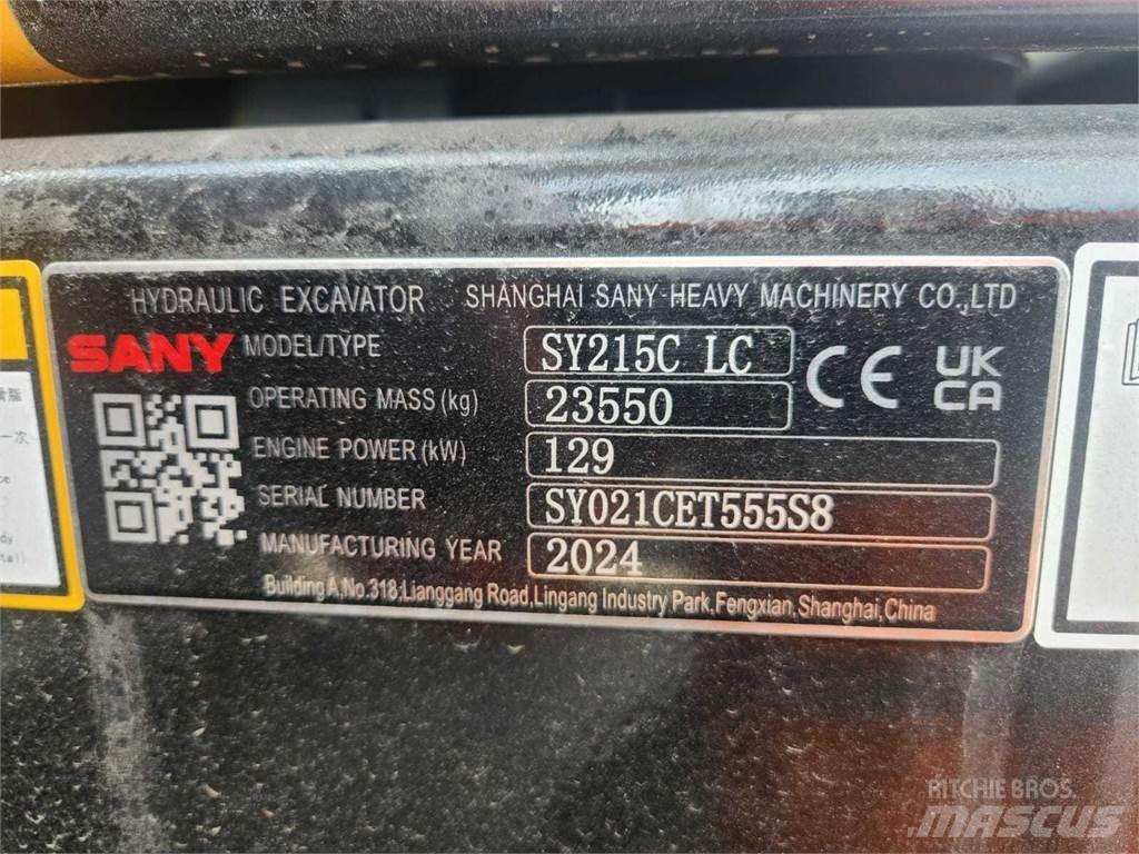 Sany SY215C Гусеничные экскаваторы