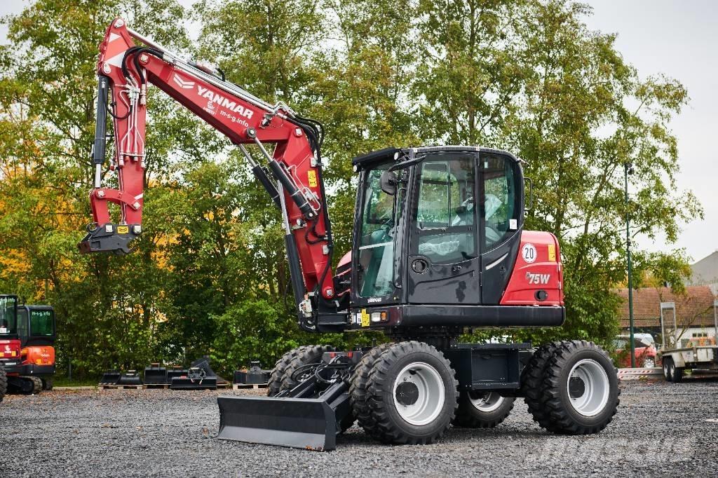 Yanmar B 75 W Колёсные экскаваторы