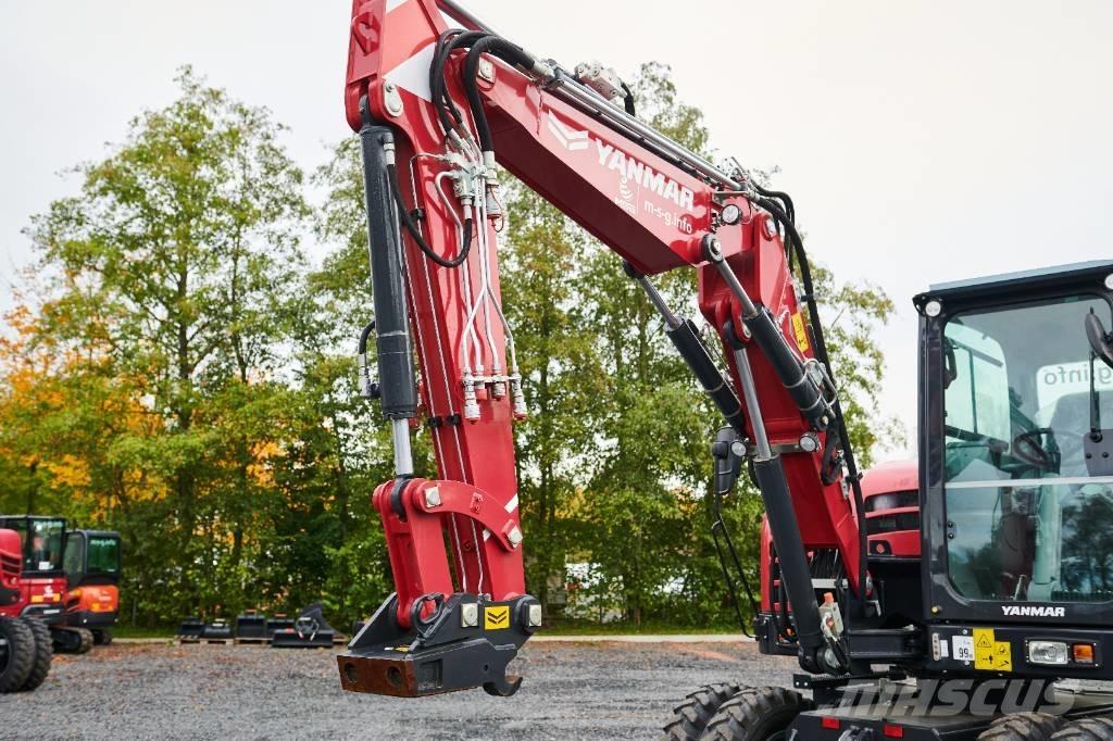 Yanmar B 75 W Колёсные экскаваторы