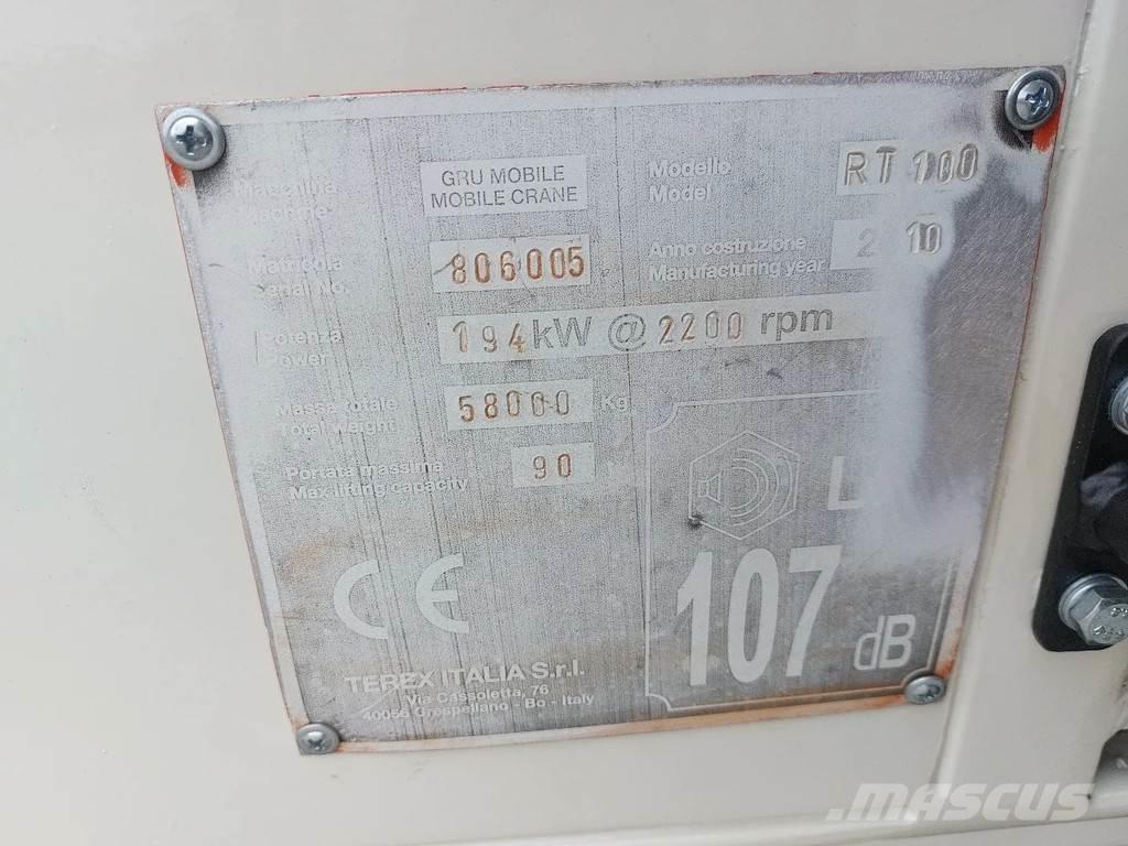 Terex RT100 Автокраны вездеходы