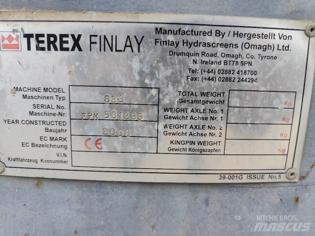 Terex Finlay 883 Мобильные грохоты